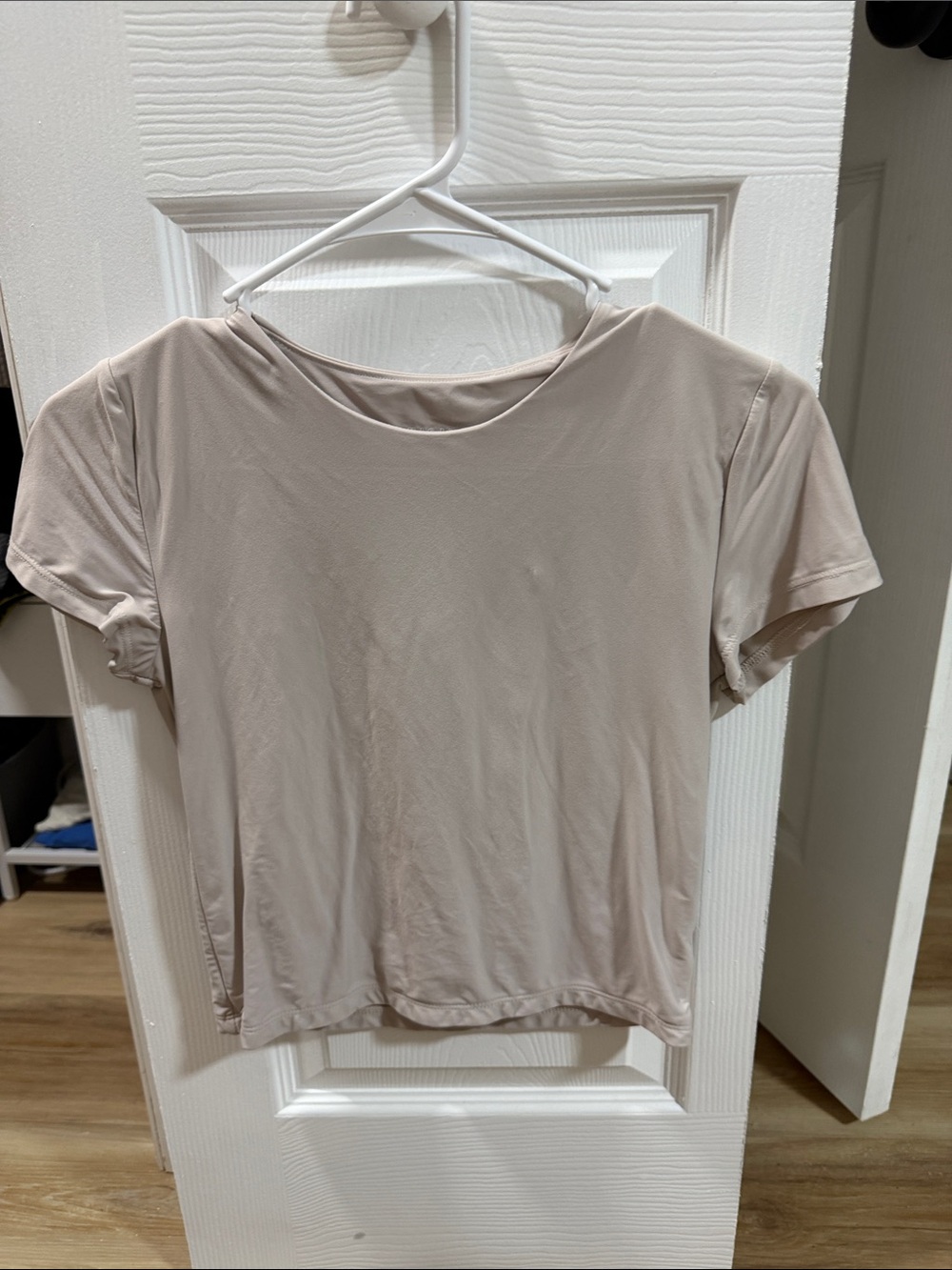 Target Women's Short Sleeve Crew Tee in Taupe